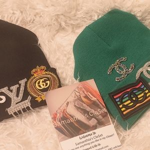 Designer Logo Knit Hats
